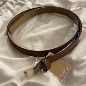 Michael kora leather belt